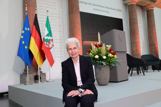Verleihung des Staatspreises des Landes Nordrhein-Westfalen an Andreas Gursky - Marie Agnes Strack-Zimmermann ist unter den Gästen Düsseldorf K21 Ständehaus NRW Deutschland