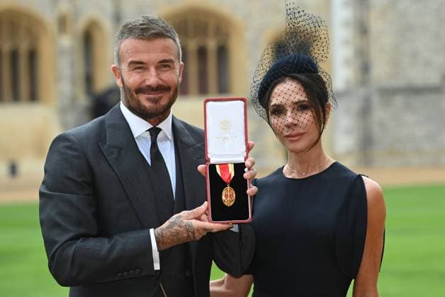 David Beckham is Knighted at Windsor Castle David Beckham is knighted by King Charles at Windsor Castle, Windsor, Berkshire, UK on the 4th November, 2025. Picture by Eddie Mulholland WPA-Pool Windsor Windsor Castle Berskshire United Kingdom 