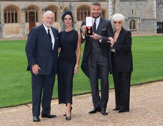 David Beckham is Knighted at Windsor Castle David Beckham is knighted by King Charles at Windsor Castle, Windsor, Berkshire, UK on the 4th November, 2025. Picture by Eddie Mulholland WPA-Pool Windsor Windsor Castle Berskshire United Kingdom 