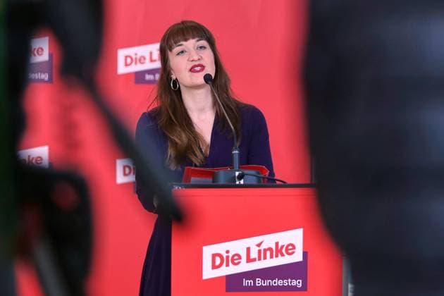 Berlin, Deutschland, 04.11.2025: Deutscher Bundestag: Linke-Fraktionssitzung: Heidi Reichinnek, Linke, gibt ein Statement auf der Fraktionsebene des Bundestages *** Berlin, Germany, 04 11 2025 German Bundestag Left Party Parliamentary Group Meeting Heidi Reichinnek, Left Party, gives a statement at the parliamentary group level of the Bundestag Copyright: xdtsxNachrichtenagenturx dts_91780