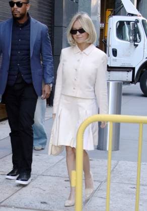 NEW YORK, NY- NOVEMBER 4: Sydney Sweeney seen at Good Morning America on November 4, 2025 in New York City. Copyright: xRWx