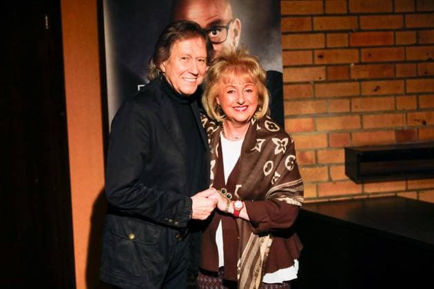 Buchpräsentation von Pierre Sanoussi-Bliss in Berlin Berlin, 04.11.2025 Bert Beel ins Stephanie Simon bei der Präsentation seines Buches Den Rest hab ich verdrängt in Berlin Berlin Copyright: xMatthiasxGränzdörferx