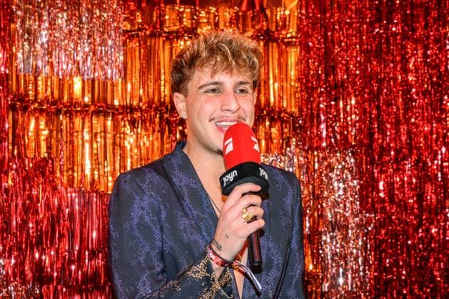 GER, Berlin, im Bild v.l.: Noah Bibble (Noah Cremer), bei der Premiere der neuen Reality-Show ãDie Abrechnung Ð Der Promi-Showdown im Festsaal Kreuzberg, 04.11.2025 Copyright: HMBxMedia UwexKoch
