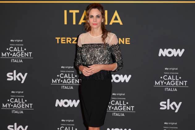 Call my agent Italia terza stagione red carpet in Rome - 04 Nov 2025 Enrica Guidi attends the red carpet of Sky tv program Call my agent Italia terza stagione. Rome Italy Copyright: xMarioxCartellix xSOPAxImagesx _DSC3018
