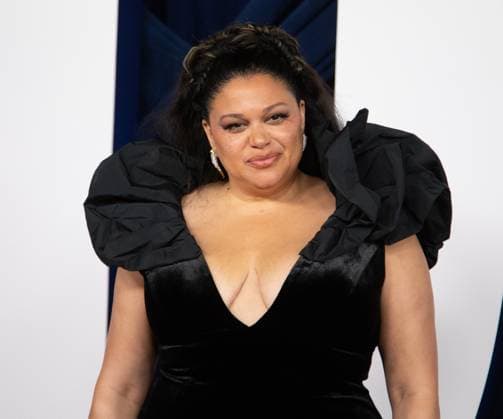 Michelle Buteau arrives on the red carpet for the Glamour Women of the Year Awards on Tuesday, November 4, 2025 at The Plaza Hotel in New York City.  NYP20251104571 SERENAxXUxNING
