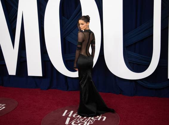 Maura Higgins arrives on the red carpet for the Glamour Women of the Year Awards on Tuesday, November 4, 2025 at The Plaza Hotel in New York City.  NYP20251104568 SERENAxXUxNING