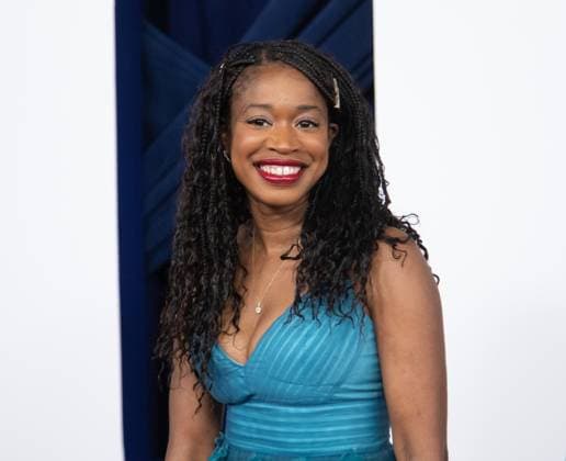 Jamila Robinson arrives on the red carpet for the Glamour Women of the Year Awards on Tuesday, November 4, 2025 at The Plaza Hotel in New York City.  NYP20251104583 SERENAxXUxNING