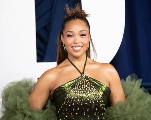Jordyn Woods arrives on the red carpet for the Glamour Women of the Year Awards on Tuesday, November 4, 2025 at The Plaza Hotel in New York City.  NYP20251104585 SERENAxXUxNING
