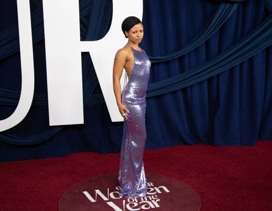 Myha la arrives on the red carpet for the Glamour Women of the Year Awards on Tuesday, November 4, 2025 at The Plaza Hotel in New York City.  NYP20251104578 SERENAxXUxNING