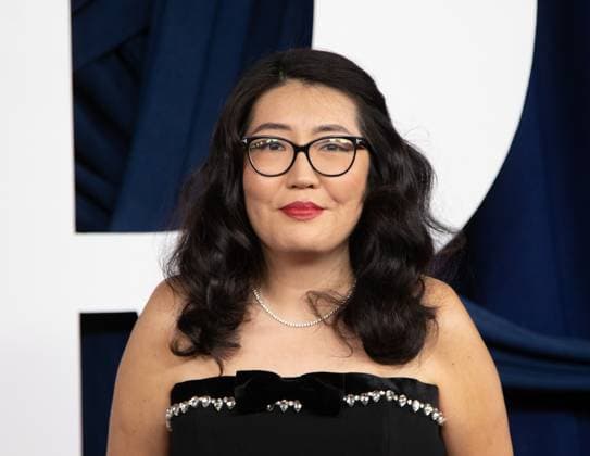 Jenny Han arrives on the red carpet for the Glamour Women of the Year Awards on Tuesday, November 4, 2025 at The Plaza Hotel in New York City.  NYP20251104528 SERENAxXUxNING