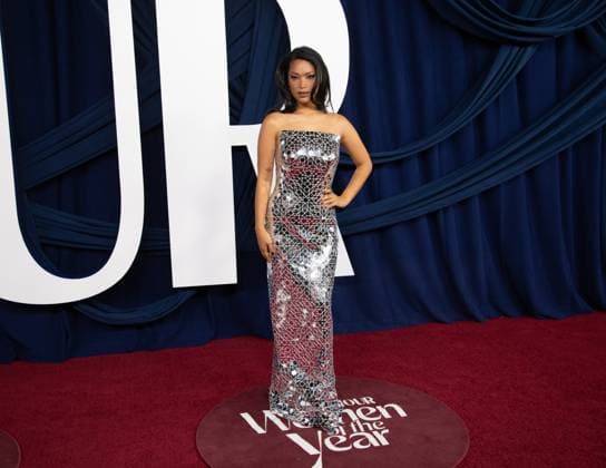Geena Rocero arrives on the red carpet for the Glamour Women of the Year Awards on Tuesday, November 4, 2025 at The Plaza Hotel in New York City.  NYP20251104546 SERENAxXUxNING