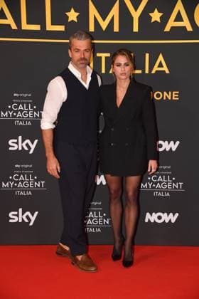 Rome, Cinema The Space Moderno Premiere of the Sky Series Call My Agent - Italy , In the photo: Luca Argentero Cristina Marino  Copyright: xVincenzoxLandix xipa-agency.netx xVincenzoxLandix IPA_Agency_IPA67542675