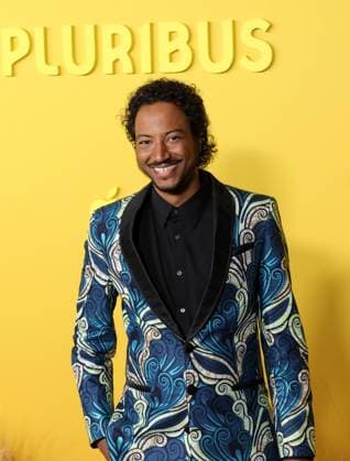 Samba Schutte attends the world premiere of the Apple TV series Pluribus at the DGA Theater on Tuesday, November 4, 2025. Pluribus will make its global debut on Apple TV with its first two episodes on Friday, November 7, 2025, followed by new episodes every Friday through December 26. Storyline: The most miserable person on Earth must save the world from happiness.  LAP20251104871 GREGxGRUDT