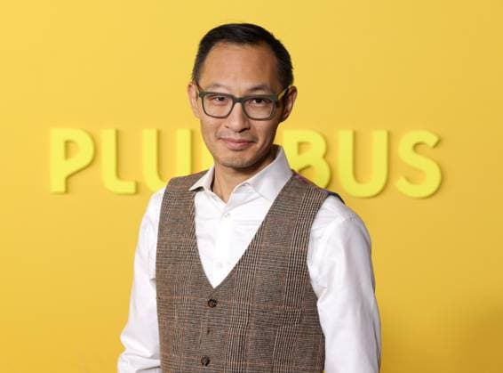 Woody Fu attends the world premiere of the Apple TV series Pluribus at the DGA Theater on Tuesday, November 4, 2025. Pluribus will make its global debut on Apple TV with its first two episodes on Friday, November 7, 2025, followed by new episodes every Friday through December 26. Storyline: The most miserable person on Earth must save the world from happiness.  LAP20251104877 GREGxGRUDT