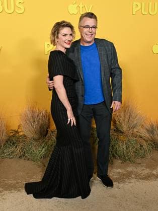 November 4, 2025, Hollywood, California, USA: RHEA SEEHORN and VINCE GILLIGAN attend the Red Carpet World Premiere Of Apple TV+ s Pluribus Hollywood USA - ZUMAb173 20251104_aap_b173_016 Copyright: xBillyxBennightx