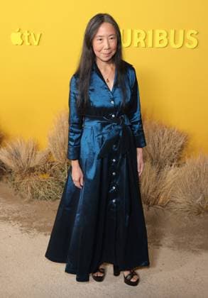 Sharon Gee attends the world premiere of the Apple TV series Pluribus at the DGA Theater on Tuesday, November 4, 2025. Pluribus will make its global debut on Apple TV with its first two episodes on Friday, November 7, 2025, followed by new episodes every Friday through December 26. Storyline: The most miserable person on Earth must save the world from happiness.  LAP20251104894 GREGxGRUDT