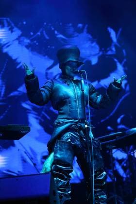 Erykah Badu bei einem Konzert in der Uber Eats Music Hall in Berlin, 4. November 2025. Erykah Badu Konzert Berlin