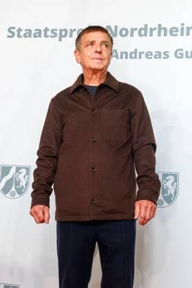 Andreas Gursky bei der Verleihung des Staatspreises des Landes Nordrhein-Westfalen 2025 an Fotograf Andreas Gursky im K21. Düsseldorf, 04.11.2025