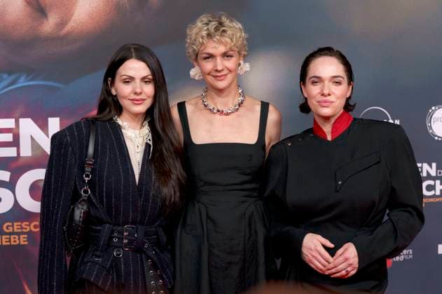 Ruby O. Fee, Luise Heyer und Verena Altenberger bei der Premiere des Kinofims Das Leben der Wünsche im Mathäser Filmpalast. München, 04.11.2025