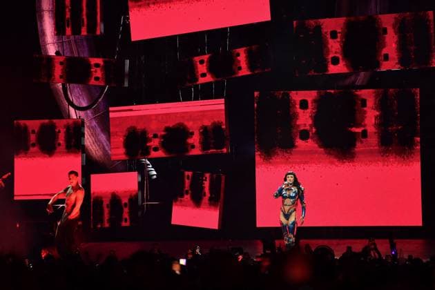 Katy Perry Performs At The Accor Arena - Paris Katy Perry performs at the Accor Arena in Paris, France on November 4, 2025. Photo by Christophe Meng ABACAPRESS.COM Paris France  Copyright: xMengxChristophe ABACAx