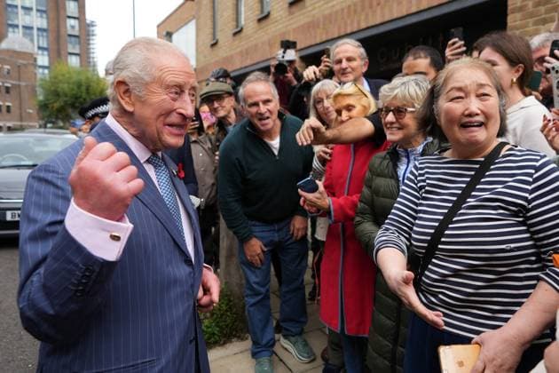 . 05 11 2025. London, United Kingdom. King Charles III during visit at Chatfield Health Care in London.  xPoolx xi-Imagesx IIM-26354-0010