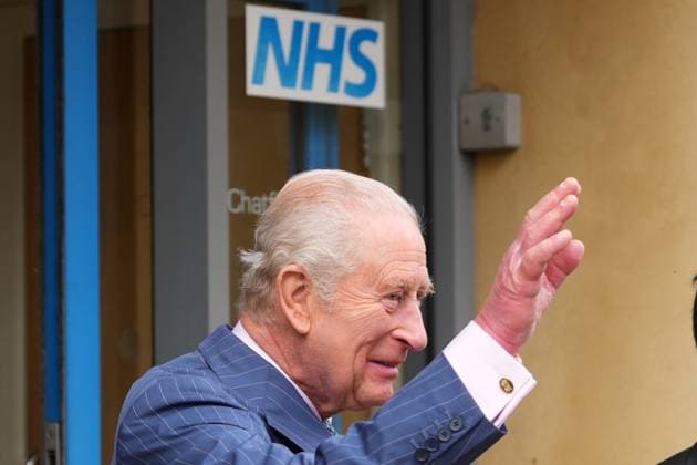 . 05 11 2025. London, United Kingdom. King Charles III during visit at Chatfield Health Care in London.  xPoolx xi-Imagesx IIM-26354-0012