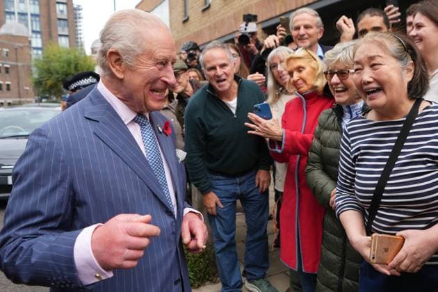 . 05 11 2025. London, United Kingdom. King Charles III during visit at Chatfield Health Care in London.  xPoolx xi-Imagesx IIM-26354-0015