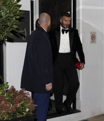 David Beckham knighthood 05 11 2025 Sir David Beckham celebrates his Knighthood with wife Victoria, family and friends at his pal Gordon Ramsay’s restaurant in Chelsea.  Copyright: xDarrenxFletcherx NINTCHDBPICT001036191496