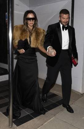 David Beckham knighthood 05 11 2025 Sir David Beckham celebrates his Knighthood with wife Victoria, family and friends at his pal Gordon Ramsay’s restaurant in Chelsea.  Copyright: xDarrenxFletcherx NINTCHDBPICT001036191513