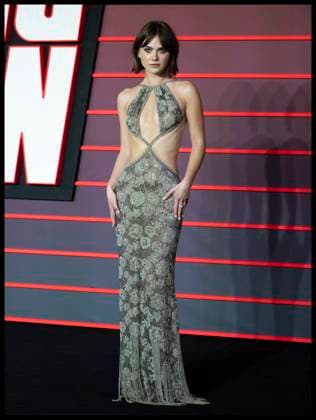 . 05 11 2025. London, United Kingdom. Emilia Jones arriving at The Running Man premiere in London.  xStephenxLockx xi-Imagesx IIM-26351-0016