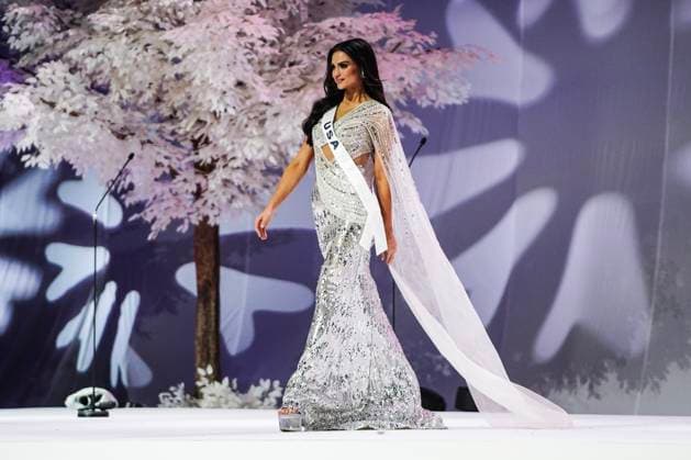 Miss Universe 2025 In Bangkok. Miss USA Audrey Eckert presents on stage during the official Miss Universe 2025 welcome event in Bangkok, Thailand, on November 5, 2025. Women representing 120 nations compete in the 74th edition of the Miss Universe pageant, which takes place in Thailand. Bangkok Thailand  Copyright: xAnusakxLaowilasx originalFilename: laowilas-notitle251105_np11W.jpg