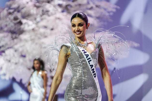 Miss Universe 2025 In Bangkok. Miss Thailand Praveenar Singh presents on stage during the official Miss Universe 2025 welcome event in Bangkok, Thailand, on November 5, 2025. Women representing 120 nations compete in the 74th edition of the Miss Universe pageant, which is held in Thailand. Bangkok Thailand  Copyright: xAnusakxLaowilasx originalFilename: laowilas-notitle251105_np5QK.jpg