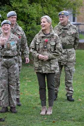 . 05 11 2025. Sandhurst, United Kingdom. Sophie, Duchess of Edinburgh, during a visit at the Royal Military Academy Sandhurst, United Kingdom.  xi-Imagesx IIM-26358-0006