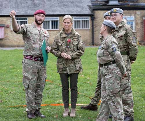 . 05 11 2025. Sandhurst, United Kingdom. Sophie, Duchess of Edinburgh, during a visit at the Royal Military Academy Sandhurst, United Kingdom.  xi-Imagesx IIM-26358-0018