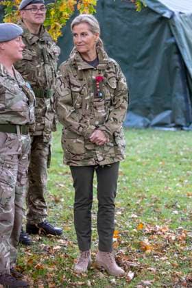 . 05 11 2025. Sandhurst, United Kingdom. Sophie, Duchess of Edinburgh, during a visit at the Royal Military Academy Sandhurst, United Kingdom.  xi-Imagesx IIM-26358-0021