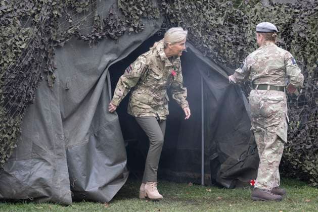 . 05 11 2025. Sandhurst, United Kingdom. Sophie, Duchess of Edinburgh, during a visit at the Royal Military Academy Sandhurst, United Kingdom.  xi-Imagesx IIM-26358-0022