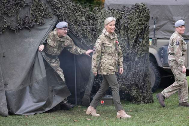 . 05 11 2025. Sandhurst, United Kingdom. Sophie, Duchess of Edinburgh, during a visit at the Royal Military Academy Sandhurst, United Kingdom.  xi-Imagesx IIM-26358-0023