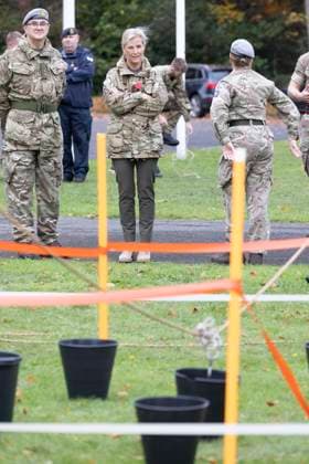 . 05 11 2025. Sandhurst, United Kingdom. Sophie, Duchess of Edinburgh, during a visit at the Royal Military Academy Sandhurst, United Kingdom.  xi-Imagesx IIM-26358-0041