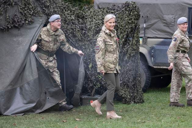 . 05 11 2025. Sandhurst, United Kingdom. Sophie, Duchess of Edinburgh, during a visit at the Royal Military Academy Sandhurst, United Kingdom.  xi-Imagesx IIM-26358-0024