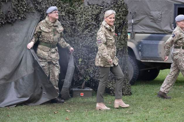 . 05 11 2025. Sandhurst, United Kingdom. Sophie, Duchess of Edinburgh, during a visit at the Royal Military Academy Sandhurst, United Kingdom.  xi-Imagesx IIM-26358-0025