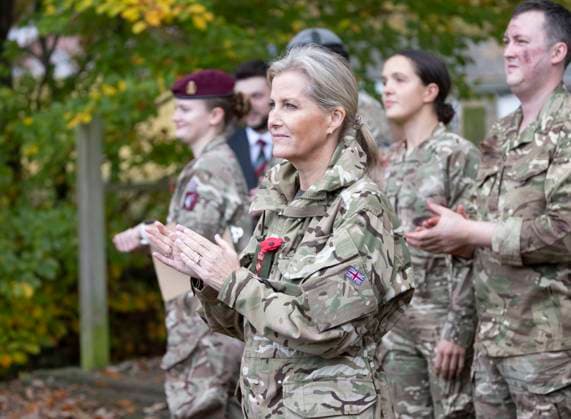 . 05 11 2025. Sandhurst, United Kingdom. Sophie, Duchess of Edinburgh, during a visit at the Royal Military Academy Sandhurst, United Kingdom.  xi-Imagesx IIM-26358-0030
