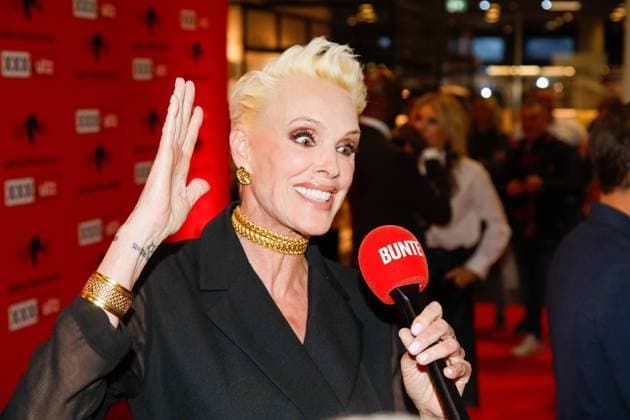 Marcel Remus präsentiert seine eigene Bettwäsche-Kollektion bei XXXLutz in Nürnberg Nürnberg, 0.11.2025 Brigitte Nielsen bei der Präsentation der Marcel Remus Bettwäsche-Kollektion bei XXXLutz in Nürnberg Bayern Copyright: xMatthiasxGränzdörferx