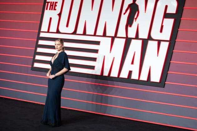 The Running Man UK Premiere in London - 05 Nov 2025 Alicia Agneson attends The Running Man UK Premiere at Odeon Luxe Leicester Square. London United Kingdom Copyright: xLoredanaxSangiulianox xSOPAxImagesx LSangiuliano-0193