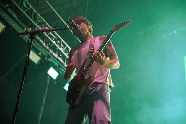 Turnstile performing live at Alexandra Palace in London, United Kingdom, on 5 November 2025 Turnstile performing live at Alexandra Palace in London, United Kingdom, on 5 November 2025, Credit:Sarah Tsang Avalon  Copyright: xSarahxTsangx xAvalonx 1050630145