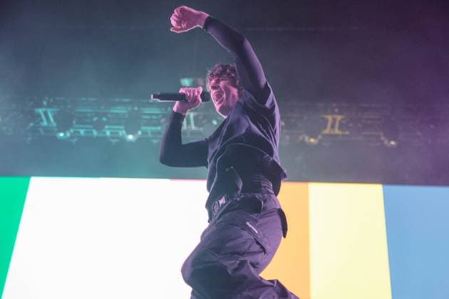 Turnstile performing live at Alexandra Palace in London, United Kingdom, on 5 November 2025 Turnstile performing live at Alexandra Palace in London, United Kingdom, on 5 November 2025, Credit:Sarah Tsang Avalon  Copyright: xSarahxTsangx xAvalonx 1050630173