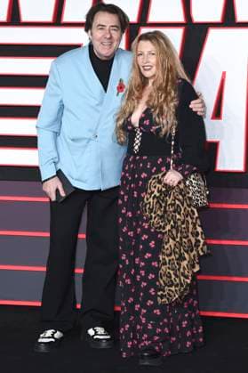 Jonathan Ross mit Ehefrau Jane Goodman bei der Premiere des Kinofilms The Running Man im Odeon Luxe Leicester Square. London, 05.11.2025