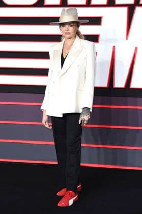 Becca Dudley bei der Premiere des Kinofilms The Running Man im Odeon Luxe Leicester Square. London, 05.11.2025