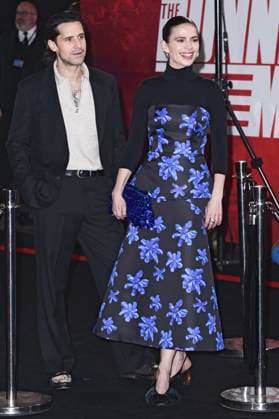Ned Wolfgang Kelly und Hayley Atwell bei der Premiere des Kinofilms The Running Man im Odeon Luxe Leicester Square. London, 05.11.2025