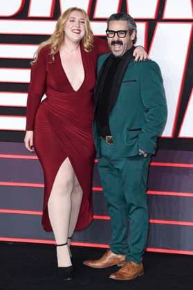 Honey Ross und Gav Murphy bei der Premiere des Kinofilms The Running Man im Odeon Luxe Leicester Square. London, 05.11.2025