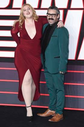 Honey Ross und Gav Murphy bei der Premiere des Kinofilms The Running Man im Odeon Luxe Leicester Square. London, 05.11.2025